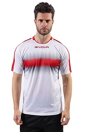 Givova Shirt Radio Rosso/Bianco Tg. L