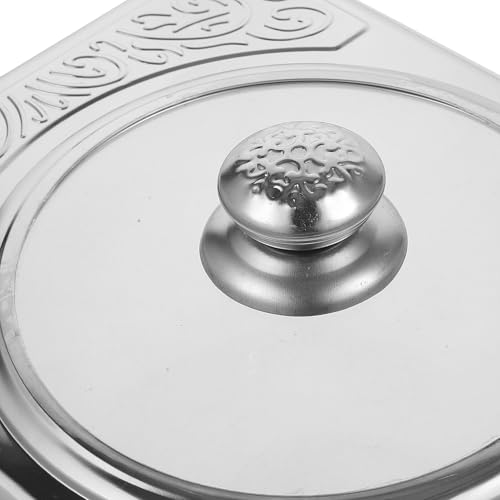 Plateau cantine rectalaire inox stable pour service de restauration - 7
