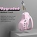 Male Chastity Cage, Middle Chastity Device with 5 Sizes Rings and Invisible Lock for Man Penis Exercise Bondage Gear & Accessories Lightweight Adult Sex Toys