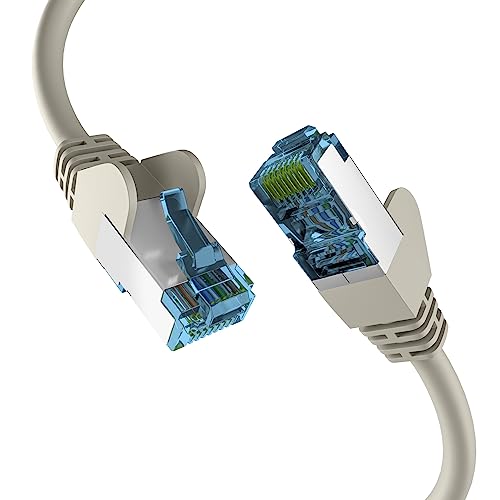EFB-Elektronik RJ45 Patch Cable with CAT7 Raw Cable Grey 1.5 m, gray, EC020200121
