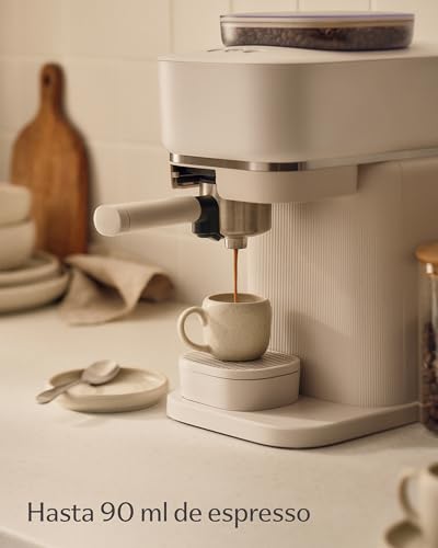 Miniatura 3 de Cosumy Juego De 4 Tazas De Café Con Platillos Blancas Taza De Cerámica 90 Ml Conserva El Calor Gracias A La Gres Gruesa Tazas Elegantes Con Esmalte Artesanal Juego Tazas Cafe Espresso