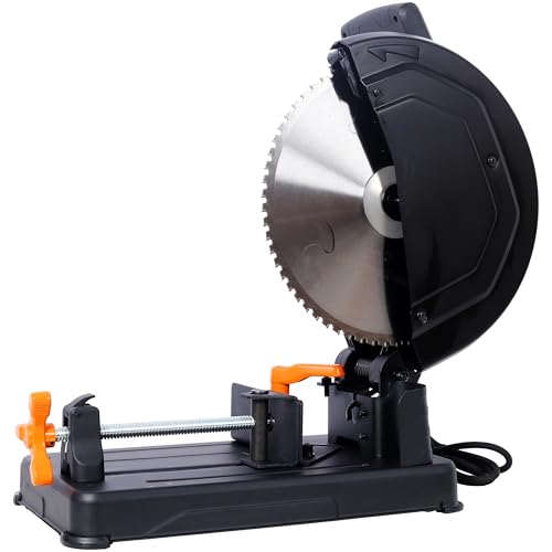 Image of Abrasive Chop Saw,15-Amp 14 Inch Metal Cutting Chop Saw W/ 2x14 Inch Carbide-Tipped Blade,2200W 1450RPM Steel Cutting Machine,45Degrees Adjustable Angle Miter Saws for Cutting Metal Cutting Chops Saws