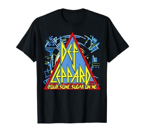 Def Leppard - Logotipo de azúcar Camiseta
