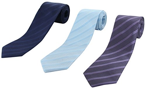 Set of 3 Elegant Neck Ties By Mens Collections - Multiple Sets to Chose From (15)