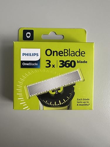 Philips OneBlade (360, face) Lot de 3 lames de rechange