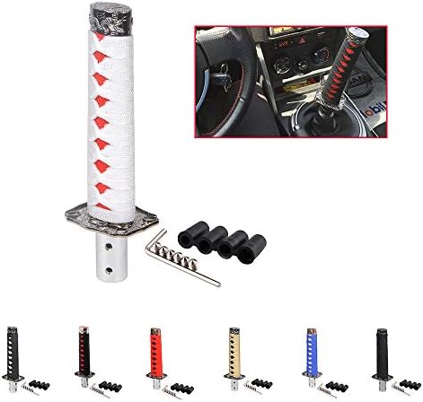 Rainbow Tree Samurai Sword Shift Knob Katana Shifter Knobs Automatic-Short Gear Catchers Gear Suitable for Manual /Most Automatic Transmission Cars