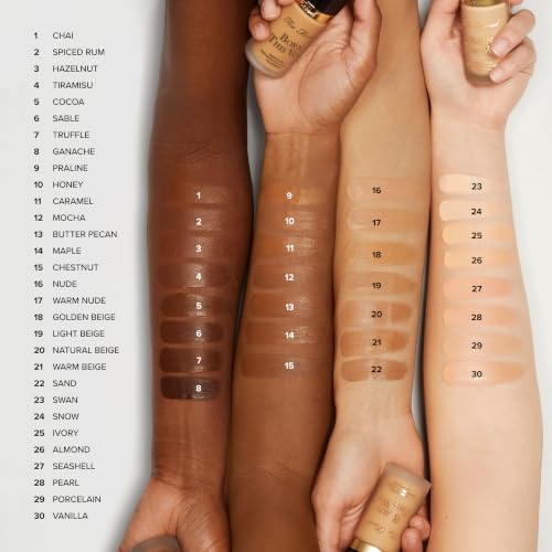 Too Faced Born This Way Natural Finish Liquid Foundation | Grundierung mit Mittlerer bis hoher Deckkraft | 24 Stunden Halt… – Ansicht 9