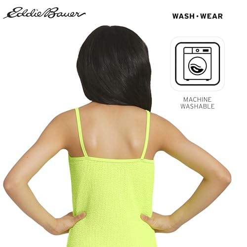 Image of Eddie Bauer Girls' UPF 50+ Scoop-Neck Stretchable One-Piece Swimsuit