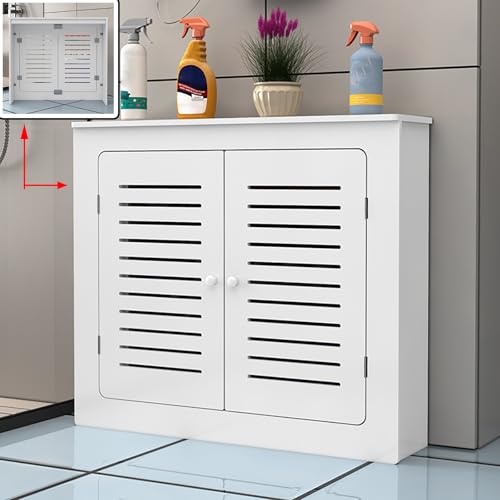 Cubierta de radiador de MDF premium con diseño de rejilla atemporal