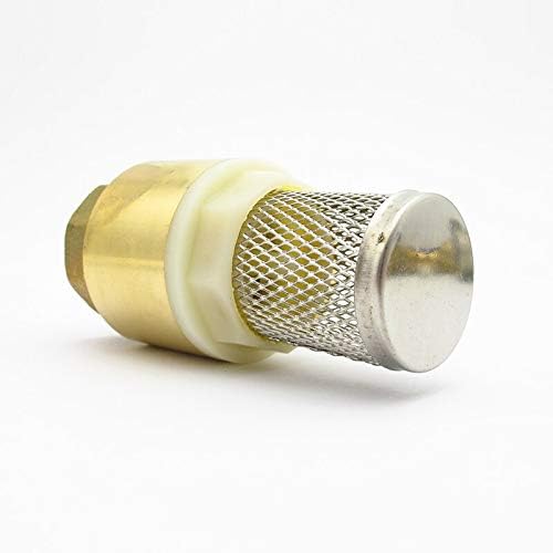 1/2" 3/4" 1" 1-1/4" 1-1/2" 2" BSP Female Thread Brass Check Valve With Mesh Strainer Filter Bottom Valve Foot Valve For Water - (Specification: 2")