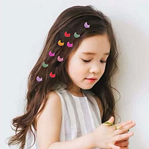 Misgirlot 100Pcs Mini Hair Claw Clips Rainbow Beads For Hair Plastic Mini Hair Clips Beads Clip Colorful Bead Tiny Plastic Jaw Clips Hair Accessories For Women Girls (Random Color),Multi-Colored,One Size #TOP2