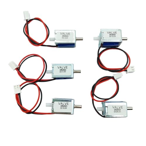 Image of Mini Small Electric Solenoid Valve DC 3V 4.5V 6V 12V 24V N/C Normally Closed Micro Air Gas Venting Flow Control Pump(DC 6.0V)