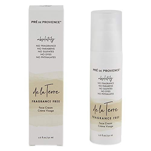 De La Terre All Natural Sensitive Skin Collection Fragrance Free, Moisturizing & Hydrating, Face Cream, 50 ML