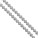 Stainless Steel Military Ball Bead Chain 3mm Dog Tag Link Pallini Necklace 30" (STC66-30)