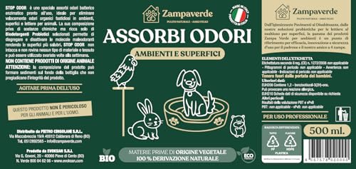 Zampaverde Igiene Animali | Spray Leva Odori Probiotico + Igienizzante Smacchiante Bio | Neutralizzatore Enzimatico Urina | Non Tossico | Tessuti, Pavimenti, Lettiere | Pacco Da 2 Al 15% Di Sconto - 3