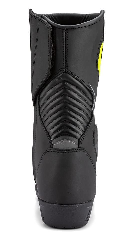 Bottes de moto touring FREEDOM WP noires en microfibre imperméable