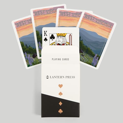 Lantern Press West Virginia Baraja Póker 52 cartas miniatura 6