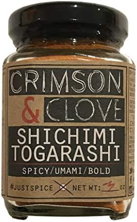Shichimi Togarashi Japanese Seven Spice by Crimson and Clove (3 oz. glass spice jar)
