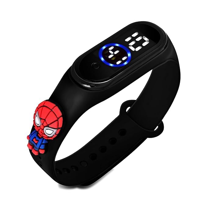 TONSY Digital Sport Kids Spiderman Watch for Kids & Girls Gift Watch for 3-15 Year Old Kids Watch for Children Silicone Band (B07P15V7M5) Amazon Price History, Amazon Price Tracker
