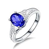 ❀ FRAUEN RINGE 750 WEIßGOLD: 18 Karat (750) Weißgold, Hypoallergen und Nickelfrei;