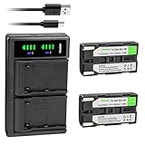 Kastar 2-Pack SB-L160 Battery and LTD2 USB Charger Replacement for Samsung SB-L160 SBL160, SB-L320 SBL320, SB-L480 SBL480, SB-L110A SBL110A, Medion MD9014, VP-SCD55, VPL500 VPL600 VPL700 VPL800 VPL900