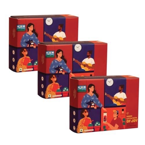 Image of JoySpoon Mukhwas Sachet Box Pack of 3(24 Sachet) Dry Fruit & Seed Mix After-Meal Mouth Freshener