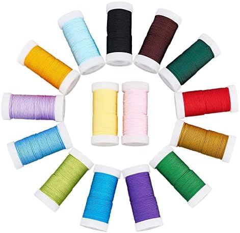 Filo Nylon Per Perline PH PandaHall – Blu Di Prussia, 0,8 Mm, 90 Metri, Per Braccialetti E Collane Fai Da Te