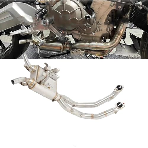 Pot d'échappement Aprilia RS660 évitant la perte de couple moteur