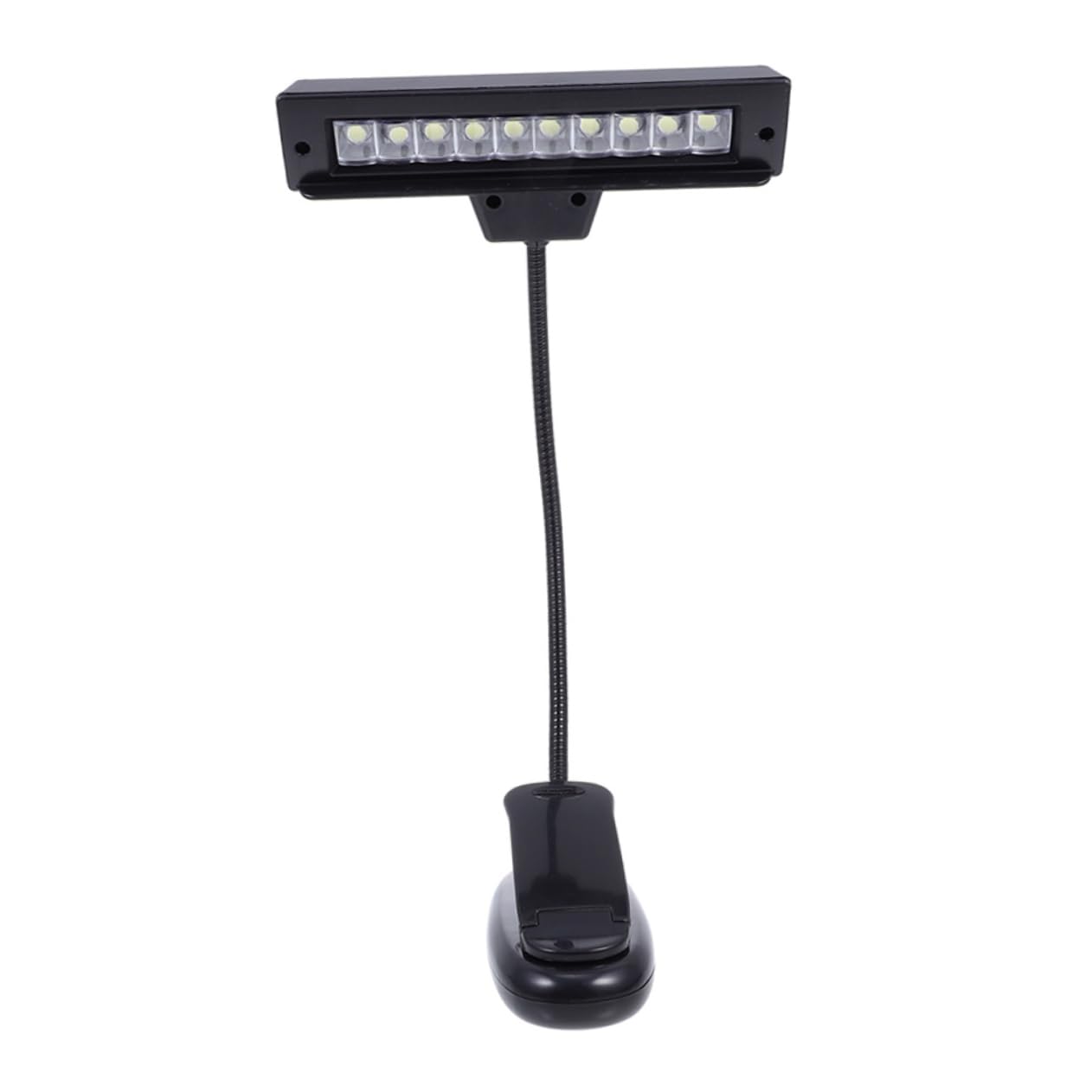 Milisten Portable USB Rechargeable LED Music Stand Light with Adjustable Clip Eye Protection Dimmable Reading Lamp for Piano Desk and Bedroom Use and Flexible Design