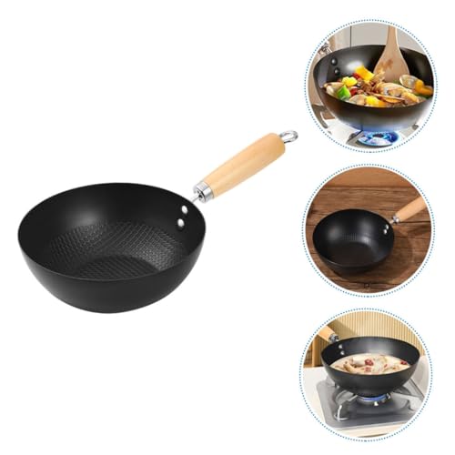 Mini Wok de Hierro Antiadherente para Cocina miniatura 3
