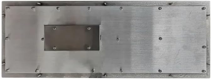 103 Keys IP65 Waterproof Industrial Metal Keyboard Front Panel Mount Rugged Number Keypad(USB)