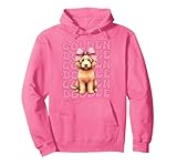 Photo Gallery coquette bow golden doodle ragazza cane mamma festa della mamma rosa felpa con cappuccio Photo Gallery coquette bow golden doodle ragazza cane mamma festa della mamma rosa felpa con cappuccio