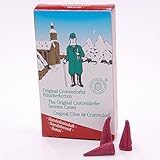 ISDD Cuckoo Clocks Crottendorfer Sandalwood Scented Incense Cones, Pack of 24, Made in Germany