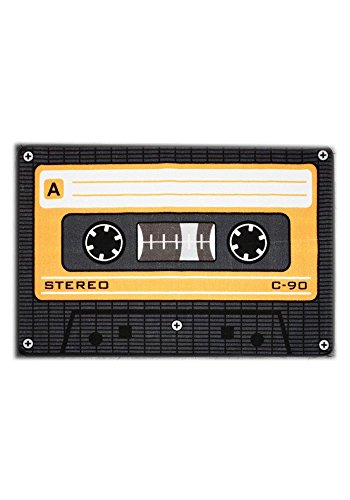 Teppich - Musikkassette - orange - 80 x 120 cm