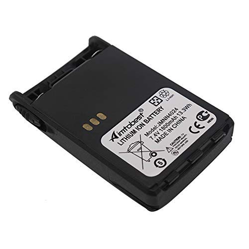 Jmnn4023 Jmnn4024 1800Mah Li-Ion Battery Compatible For Motorola Pro5150 Elite Pro7150 Elite Ex500 Ex560 Ex560Xls Ex600 Ex600Xls Gl2000 Gp328 Plus Gp338 Plus Ptx700 Plus Ptx760 Plus Two Way Radio #TOP3