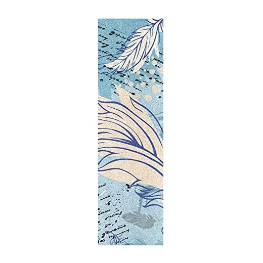 Konst söt present not fjäder skateboard greppband griptejp sandpapper bubbelfri halkfri skridskoåkning bräda longboard scooter klistermärke 84 x 23 cm