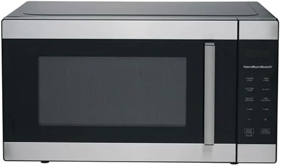 1.6 Cu ft Sensor Cook Countertop Microwave Oven in Stainless Steel, New
