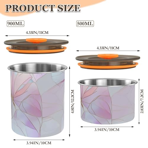 Contenedor hermético para café OTVEE 900 ml acero inox miniatura 3