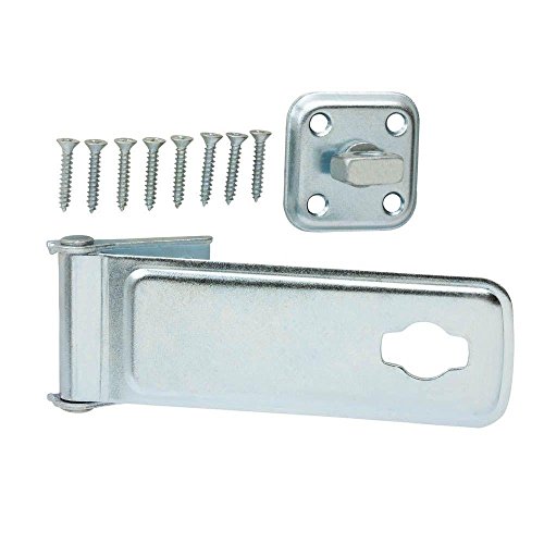 Image of Everbilt 6 in. Zinc Plated Latch Post Safety Hasp