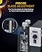 CREWORKS Automatic Wire Stripper Machine, Speed Adjustable Electric Wire Stripping Machine with Real-Time Speed Display, 200W Cable Stripper Machine for 0.04-1 in. Copper Wire Peeling Recycling