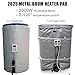 ErShangMao Industrial IBC Drum Blanket Heater 55 Gal/275 Gal, Metal Oil Drum Heater, 0~120℃ Adjustable Temperature, Insulation Materials,Full-Wrapped Design for Rapid Heating 55gal/200L