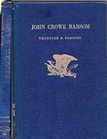 John Crowe Ransom, B0006BZ8PK Book Cover