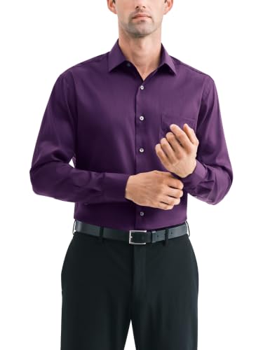 Image of Van Heusen Men's Dress Shirt Fitted Everyday Defense Stretch