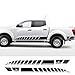 YKANZS 2PCS Auto Body Decor Aufkleber Seitentür Streifen Schlamm Grafik Vinyl Rennwagen Aufkleber, Für Nissan NAVARA