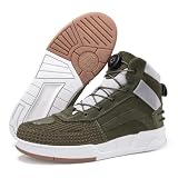 Chaussures de Moto Unisexes - Chaussures de Motard de Tourisme - Bottes de Moto pour Homme...