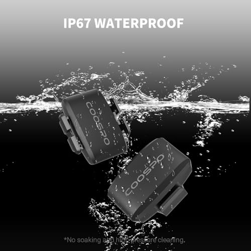 COOSPO BK9 Cadence&Speed Sensor,Bluetooth5.0 ANT+ Cycling Sensor,Wireless Bike Sensor,IP67 Waterproof&350H Battery,Compatible with Rouvy/Zwift/Peloton/Wahoo/Bike Computer - Image 5