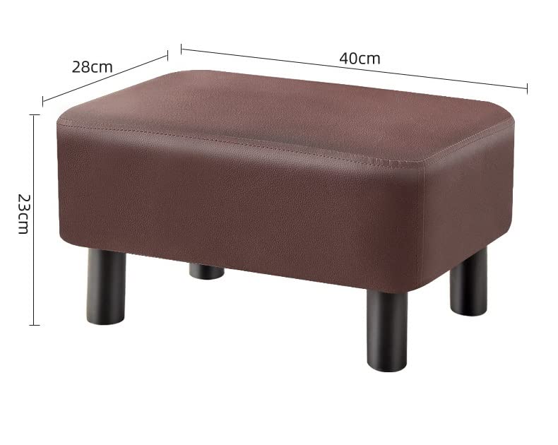 Tabouret Bas en Bois Massif Argento et Finition Coton de Qualité supérieur - 4