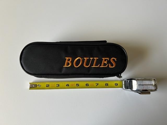 BuyBocceBalls Listing - Unique 3 Ball 73mm Metal Boules Set with 3 Silver Balls