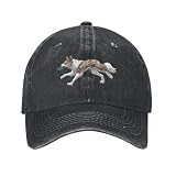 HFGSGEF Mode Course Rouge Lilas Merle Border Collie avec Frisbee Casquette de Baseball Luxe Homme Chapeau Chapeaux pour Hommes Femmes 2025 Cadeau pour Hommes