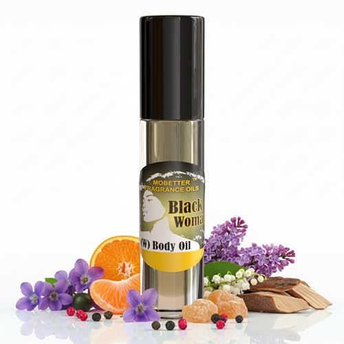 S Black Woman Perfumed Fragrance Body Oil